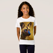 Geniet van de Afrikaanse wilde hond kunst T-shirt