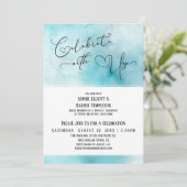 Geniet van de Blauwgroen Ontvangst van de Witte Wa Kaart (Staand voorkant)