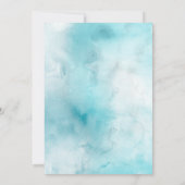 Geniet van de Blauwgroen Ontvangst van de Witte Wa Kaart (Achterkant)