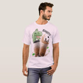 Geniet van de Bubba Tea Dinosaurus T-shirt (Voorkant volledig)