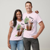 Geniet van de Bubba Tea Dinosaurus T-shirt (Unisex)