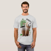 geniet van de bubba-thee dinosaurus t-shirt (Voorkant volledig)
