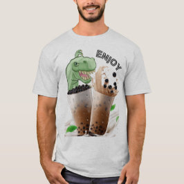 geniet van de bubba-thee dinosaurus t-shirt