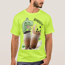 geniet van de bubba-thee dinosaurus
