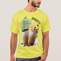 geniet van de bubba-thee dinosaurus