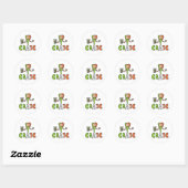 Geniet van de Craic Ronde Sticker (Vel)