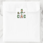 Geniet van de Craic Vierkante Sticker (Tas)