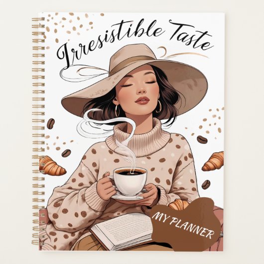 “Geniet van de Dag” Koffie-Geïnspireerd  Planner (Voorkant)