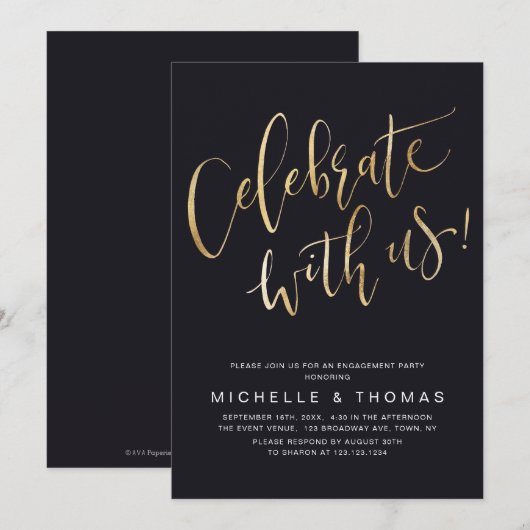 Geniet van de eenvoudige, eenvoudige versie van he kaart (Voorkant / Achterkant)