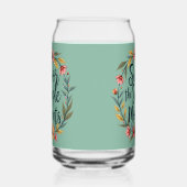 Geniet van de eenvoudige momenten Boho Floral Quot Blikvorm Glas (Rechts)