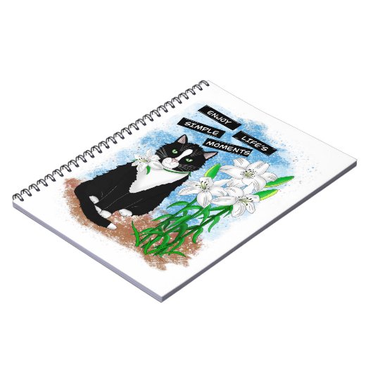 Geniet van de eenvoudige momenten van het leven |  notitieboek (Linkerzijde)