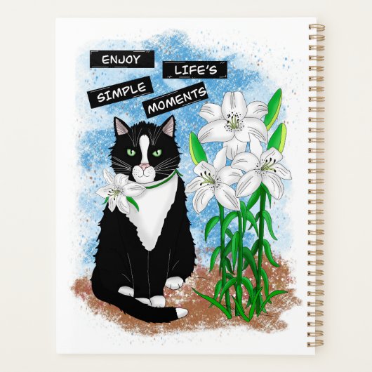 Geniet van de eenvoudige momenten van het leven |  planner (Achterkant)