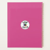 Geniet van de eenvoudige  roze en gouden dingen planner (Achterkant)