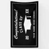 Geniet van de felicitaties van de afgestudeerden v spandoek (Verticaal)