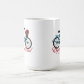 Geniet van de fiets van de ride Cute Koffiemok (Center)