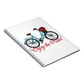 Geniet van de fiets van de ride Cute Notitieboek (Rechterzijde)