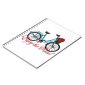 Geniet van de fiets van de ride Cute Notitieboek (Linkerzijde)