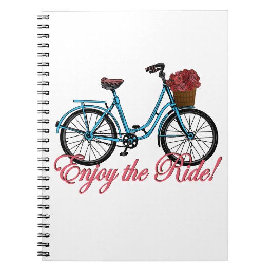 Geniet van de fiets van de ride Cute Notitieboek (Voorkant)