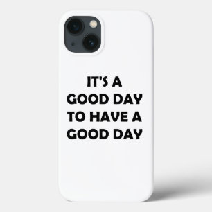 Geniet van de goede dag Motivatie woorden Case-Mate iPhone Case