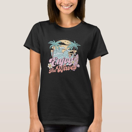 Geniet van de golf t-shirt (Voorkant)
