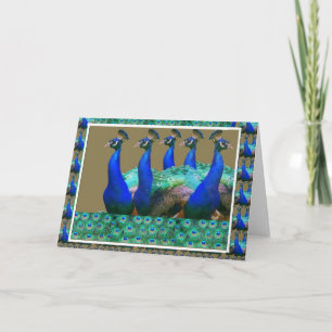 Geniet van:  De Grafiek van de Kunst van de Veren Kaart