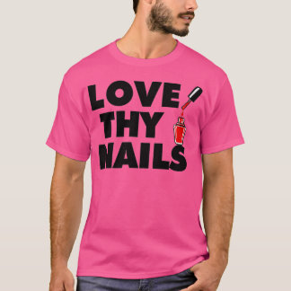 Geniet van de grappige Nail Tech Premium T-shirt