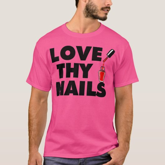 Geniet van de grappige Nail Tech Premium T-shirt (Voorkant)