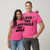 Geniet van de grappige Nail Tech Premium T-shirt (Unisex)