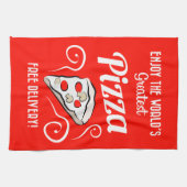 Geniet van de grootste Pizza ter wereld | Vrije le Theedoek (Horizontaal)