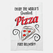 Geniet van de grootste Pizza ter wereld | Vrije le Theedoek (Verticaal)