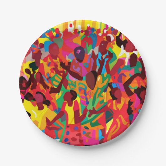 Geniet van de heilige geest papieren bordje (Voorkant)