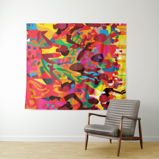 Geniet van de heilige geest wandkleed (In Situ (horizontaal))