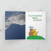 Geniet van de Kaart van de Vriendschap van de Dag (Binnen)