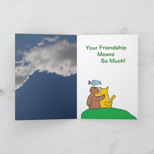 Geniet van de Kaart van de Vriendschap van de Dag (Binnen)