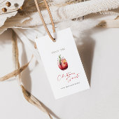 Geniet van de kerstritten Hartelijk dank Cadeaulabel