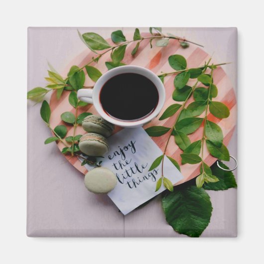 Geniet van de kleine Dekking Koekjes Vrede Magneet (Voorkant)