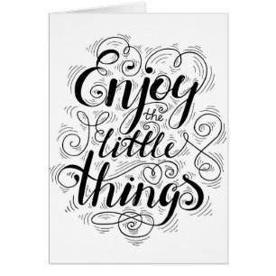 Geniet van de kleine dingen 1