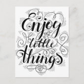 Geniet van de kleine dingen 1 briefkaart (Voorkant)