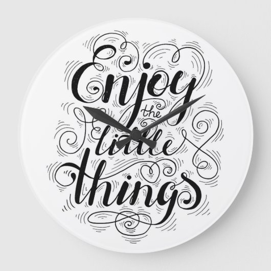 Geniet van de kleine dingen 1 grote klok (Voorkant)