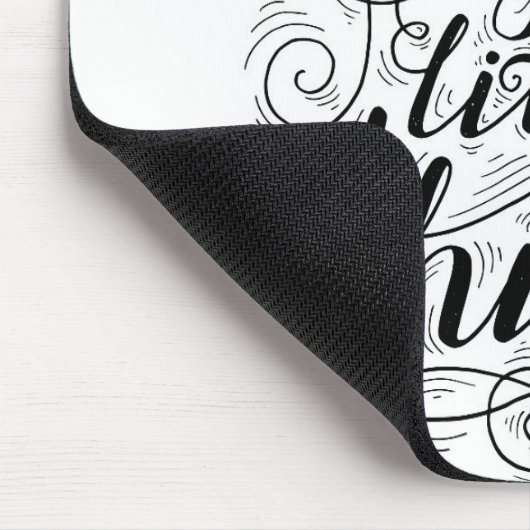 Geniet van de kleine dingen 1 muismat (Hoek)