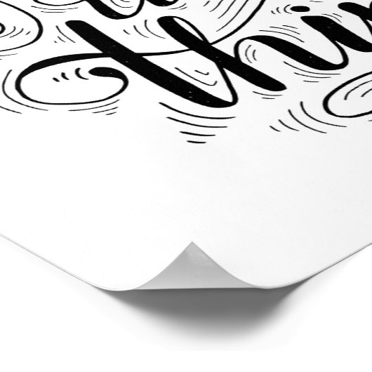 Geniet van de kleine dingen 1 poster (Hoek)