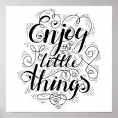 Geniet van de kleine dingen 1 poster (Voorkant)