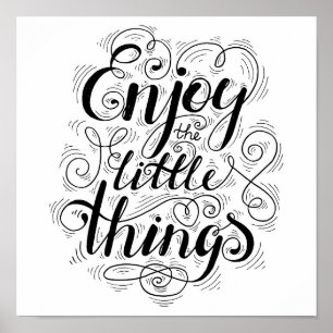 Geniet van de kleine dingen 1 poster