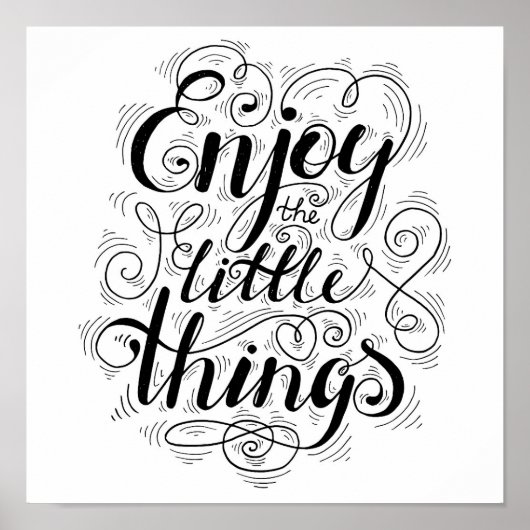 Geniet van de kleine dingen 1 poster (Voorkant)