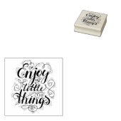 Geniet van de kleine dingen 1 rubberstempel (Gestempeld)