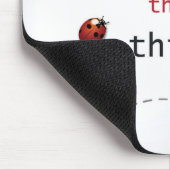 Geniet van de kleine dingen 2 muismat (Hoek)