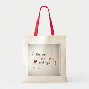 Geniet van de kleine dingen 2 tote bag