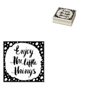 Geniet van de kleine dingen 3 rubberstempel (Gestempeld)