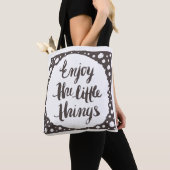 Geniet van de kleine dingen 3 tote bag (Dichtbij)