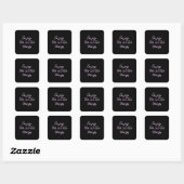 Geniet van de kleine dingen 52 vierkante sticker (Vel)